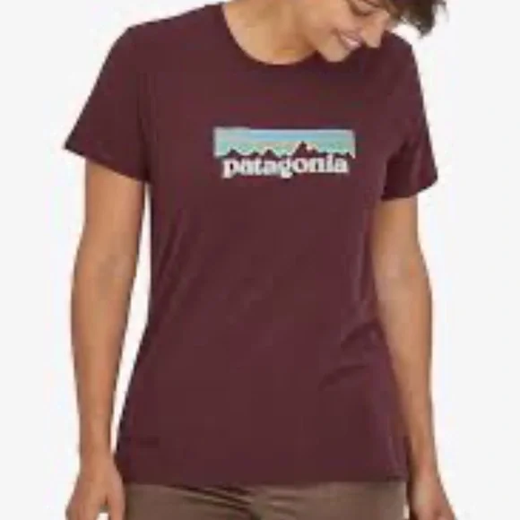 Patagonia P-6 Logo Organic Cotton Crew Tee - Picture 2 of 10